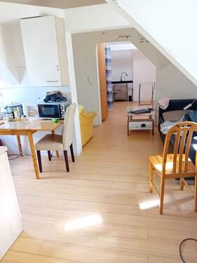 Küchenbereich(vor Renovierung) - 2 Zimmer Etagenwohnung zur Miete in Nürnberg