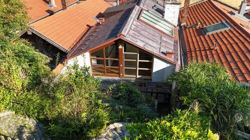 Gartenansicht - Charmantes Altstadthaus mit drei Wohnungen und einzigartigem Garten