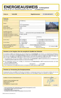 Energieausweis - 