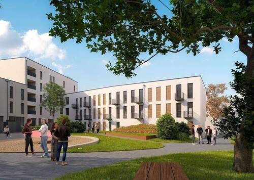 Ansicht - Voll möblierte NEUBAU-Apartments in unmittelbarer Park- und Uni-Nähe