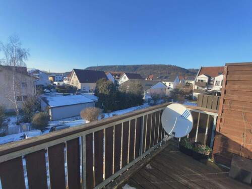 Balkon mit Westausrichtung - 