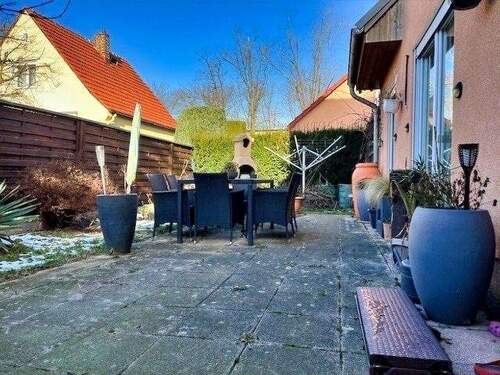 Terrasse - Einfamilienhaus mit 113,00 m&sup2; in Blankenfelde-Mahlow zum Kaufen