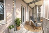 Parkbalkon - Rooms with a view: Sanierte Altbauwohnung am Weinbergspark - VERMIETET