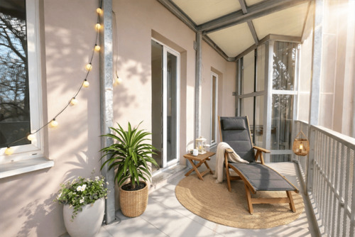 Parkbalkon - Rooms with a view: Sanierte Altbauwohnung am Weinbergspark - VERMIETET