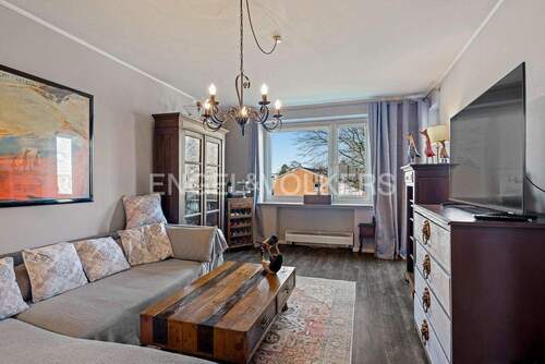 Wohnzimmer - Etagenwohnung mit 58,00 m&sup2; in Norderstedt zum Kaufen