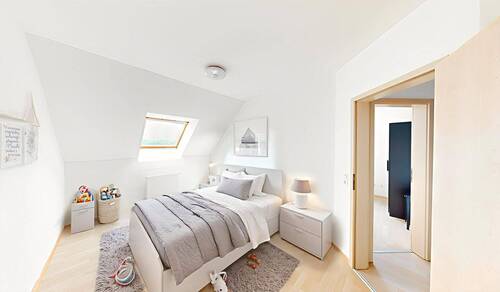 Einrichtungsbeispiel Kinderzimmer 1 im OG - 