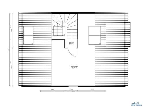 Spitzboden - Doppelhaushälfte mit 112,00 m&sup2; in Hamburg zur Miete