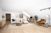 Wohnzimmer - 2 Zimmer Etagenwohnung zum Kaufen in München