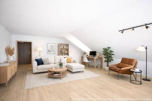 Wohnzimmer - 2 Zimmer Etagenwohnung zum Kaufen in München