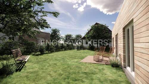 Visualisierung Garten - Grundstück in Großhansdorf zum Kaufen