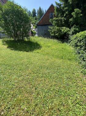 Stellflächen/Wiese - Doppelhaushälfte mit 132,00 m&sup2; in Luisenthal zum Kaufen