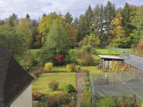 Ausblick auf den Garten - 