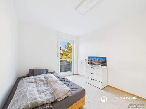 Schlafzimmer - Etagenwohnung mit 48,00 m² in Bad Abbach zur Miete