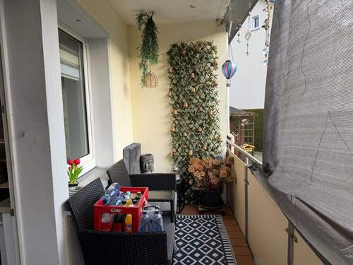 Balkon - Etagenwohnung mit 53,70 m&sup2; in Wallenhorst zum Kaufen