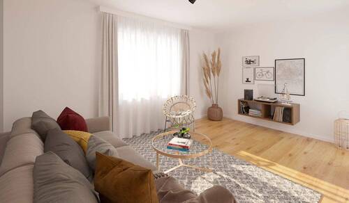 Offener Wohnbereich - Moderne Ferienwohnung in unmittelbarer Nähe zum Ostseestrand