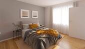 Gemütliches Schlafzimmer 1 - Etagenwohnung mit 82,80 m² in Loddin zum Kaufen
