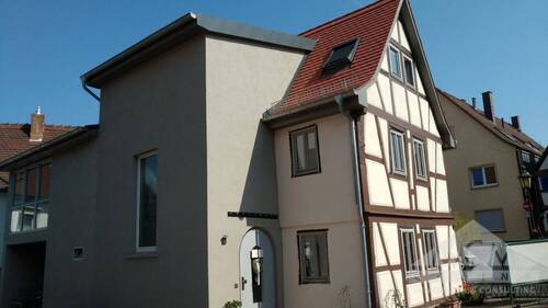 aktuelle Seitenansicht - 6 Zimmer Einfamilienhaus zum Kaufen in Frankfurt am Main / Bergen-Enkheim
