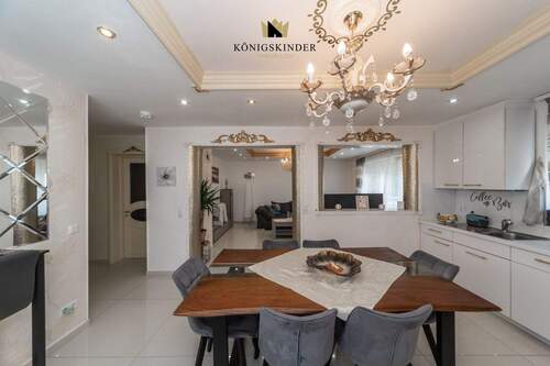 1. OG Sicht Wohn- & Essbereich - 