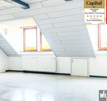 Büroflächen für STARTUPS im Dachgeschoss - ca. 125 m² mit 4 Büroräumen - Würzburg Frauenland