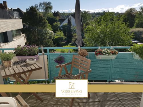 Balkon - Provisionsfreie 2 Zimmer-Wohnung in bester Lage von Bad Vilbel mit Sonnenbalkon + Duplex-Stellplatz