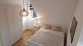 Schlafzimmer - 2 Zimmer Einfamilienhaus in Bad Vilbel