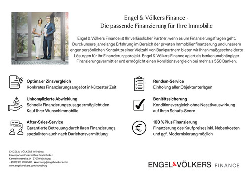 Bankenunabhängige Finanzierungsvermittlung - Grundstück in Würzburg zum Kaufen
