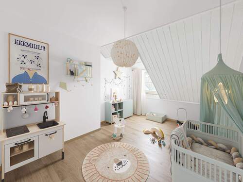 Renovierungsbeispiel Kinderzimmer Obergeschoss - 