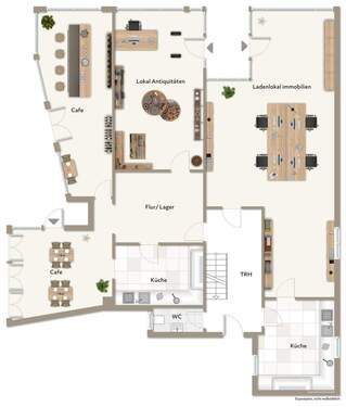 Ladenlokale / Cafe - Mehrfamilienhaus, Wohnhaus mit 434,20 m&sup2; in Bad Salzuflen zum Kaufen