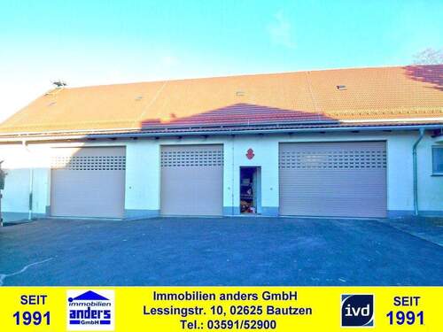 Ansicht Lagerhalle - Moderne LagerhalleLagerflächen - ca. 2 km südwestlich von Bautzen