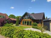 Ansicht Haus - Blockbohlenholzhaus zum Wohlfühlen