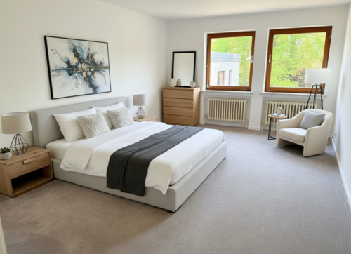 drittes Schlafzimmer - 5 Zimmer Einfamilienhaus zum Kaufen in Hamburg