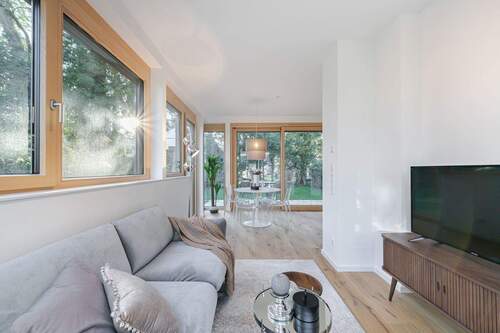 Wohnzimmer Essbereich - Etagenwohnung mit 85,50 m² in München zum Kaufen