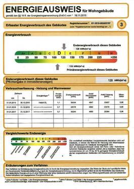 Energieausweis - 