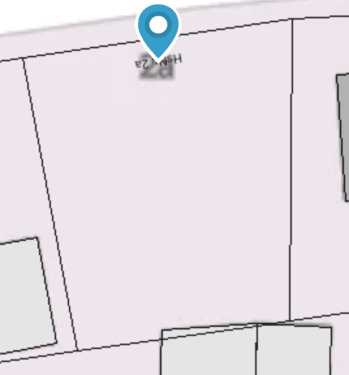 Ausschnitt aus dem Lageplan. - Grundstück in Dormitz