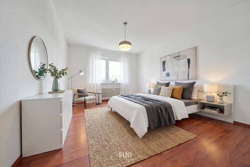 Schlafzimmer 1 (visualisiert) - 3 Zimmer Etagenwohnung in Friedrichsdorf