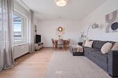 Wohnzimmer (visualisiert) - Etagenwohnung mit 77,00 m&sup2; in Friedrichsdorf zum Kaufen