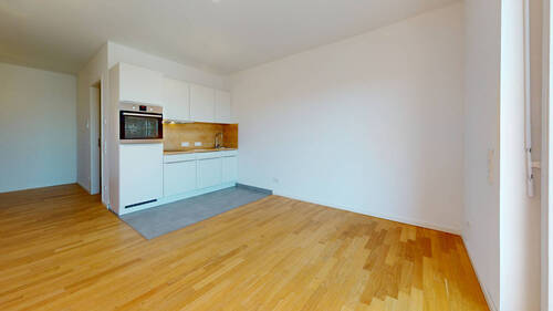 Wohnbereich - 1 Zimmer Etagenwohnung zur Miete in Frankfurt am Main