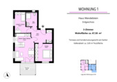 Grundriss Wohnung 1 - 3 Zimmer Etagenwohnung in Brannenburg