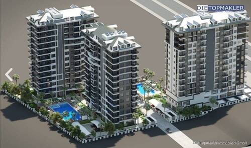 Projekt - 3 Zimmer Etagenwohnung in Mahmutlar