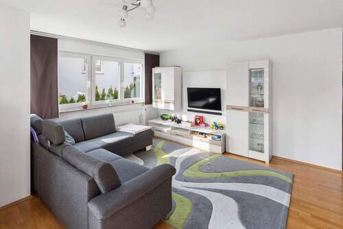 Wohnzimmer 2 - Etagenwohnung mit 80,00 m&sup2; in Markdorf zum Kaufen