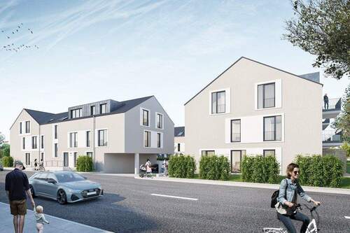 Straßenansicht MFH I + II Zoom - 2 Zimmer Etagenwohnung zum Kaufen in Herzogenrath