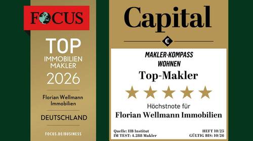 Top Makler 2026 - ausgezeichnet von Focus und Capital - 