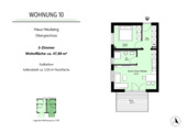 Grundriss Wohnung 10 - 2 Zimmer Etagenwohnung in Brannenburg