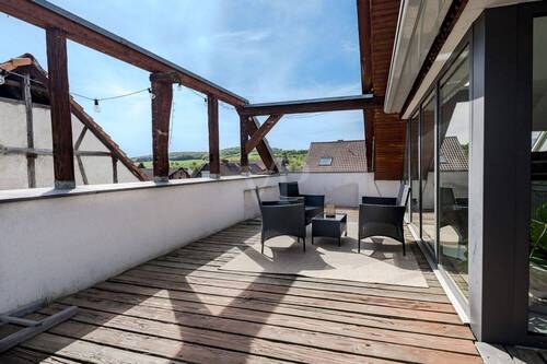 Privatsphäre auf der Dachterrasse - 