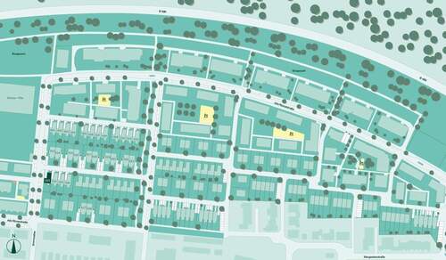 Lage des Reihenhauses im Quartier - 