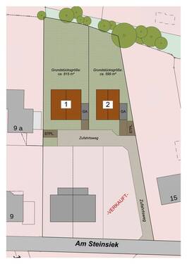 Expose Lageplan - Grundstück zum Kaufen in Leopoldshöhe