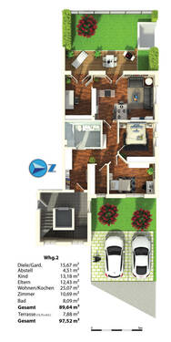 Erdgeschosswohnung Nr. 2 - 