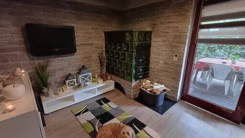 Kaminzimmer mit Kachelofen - 