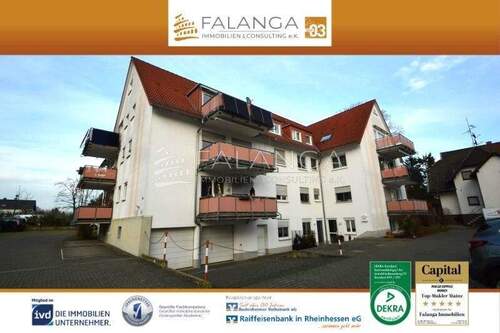 Titelbild_Außenansicht - FALANGA IMMOBILIEN - Helle 3-Zimmer Wohnung mit Sonnenbalkon in Nähe der Weinberge von MZ-Kostheim!!