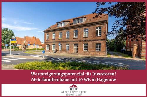Ärzte & Apotheker Immobilien - Wertsteigerungspotenzial für Investoren! Mehrfamilienhaus mit 10 WE in Hagenow